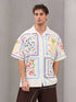 Tropical Patchwork Resort Shirt- (0151)