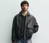 ZARA LEATHER EFFECT JACKET (ZW-0017)