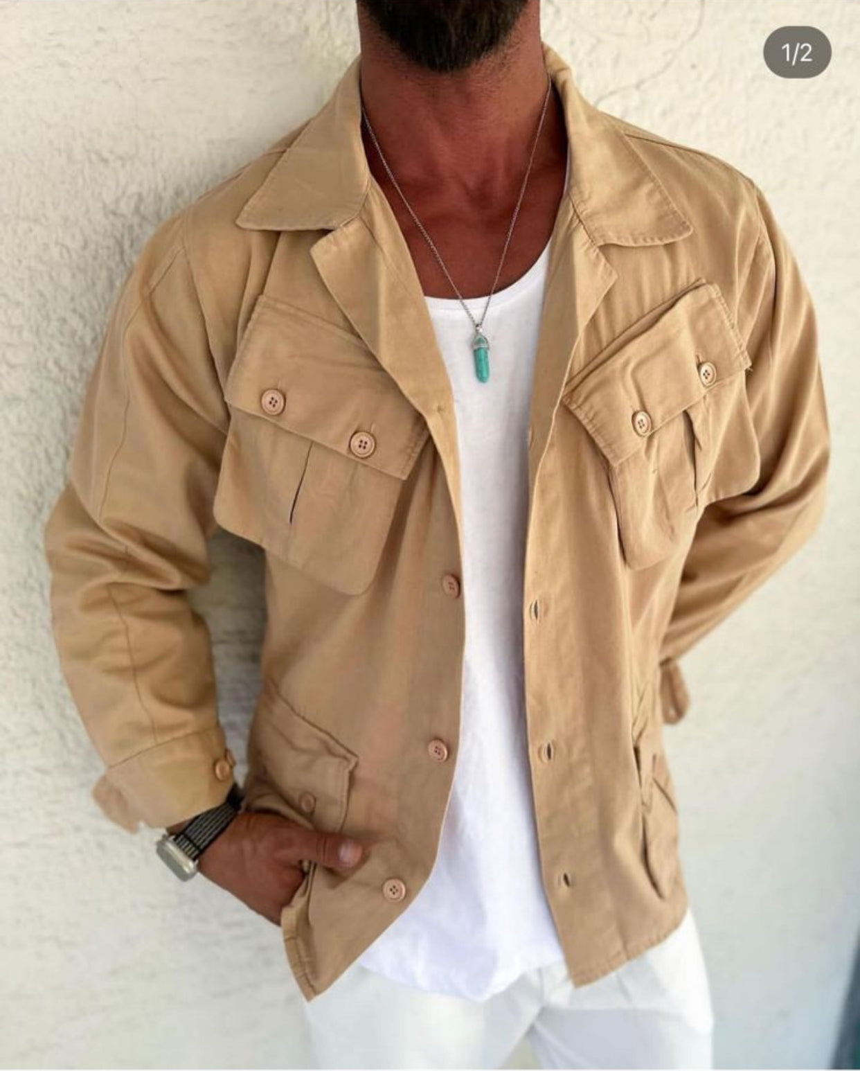 Light jacket gabardine- R 004