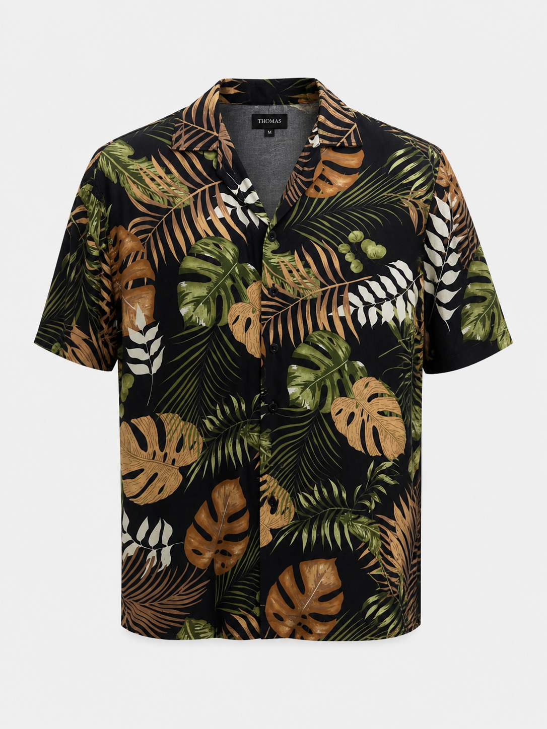 Tropical Leaf Shirt – Midnight Jungle Edition 0192
