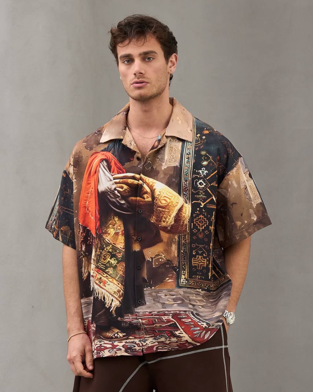 Printed Resort Shirt – Heritage Art Edition-0123