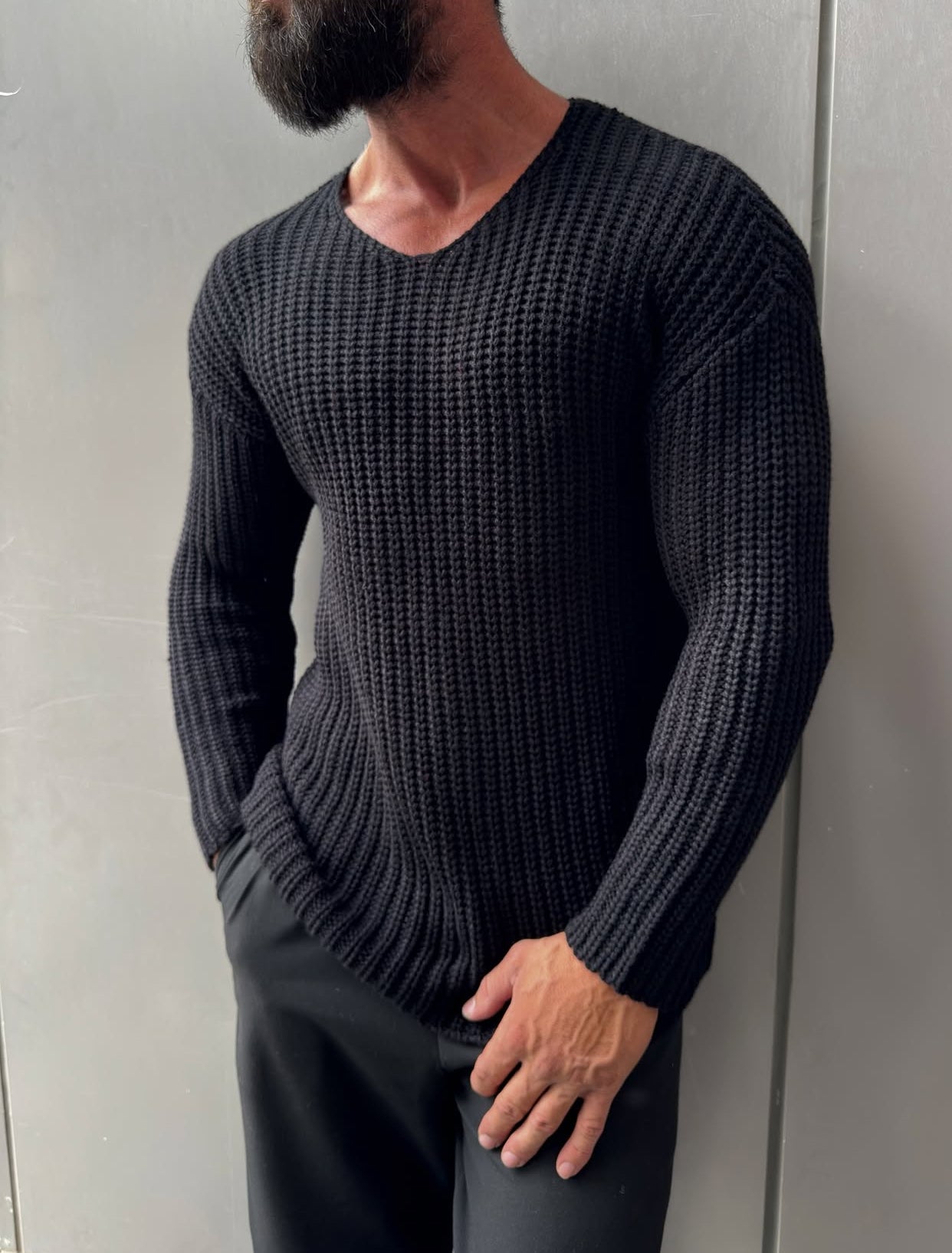 Knitwear pullover - black 0074