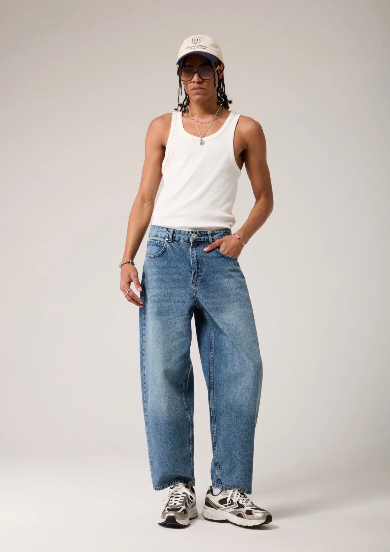 Light Wash Baggy Jeans / 2512- 0167