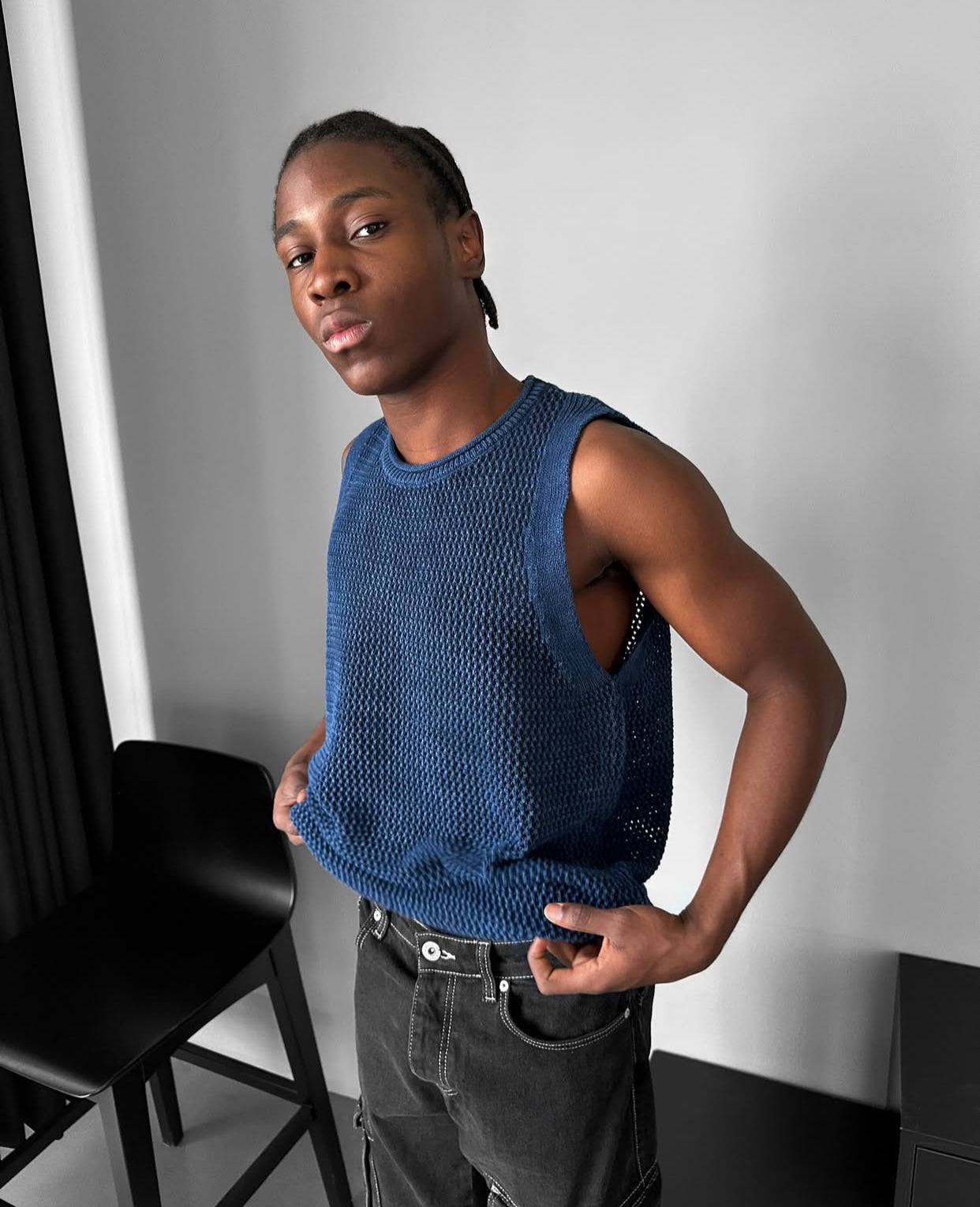 Cotton sleeveless shirt- 0029