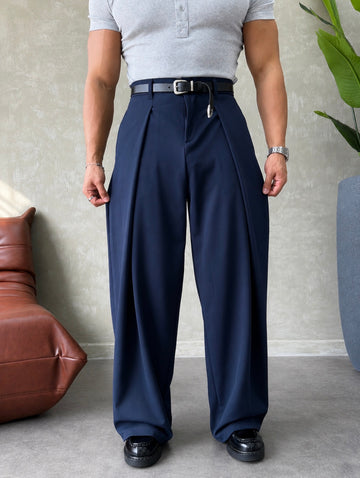 Wide Leg Trousers - 0208 / blue