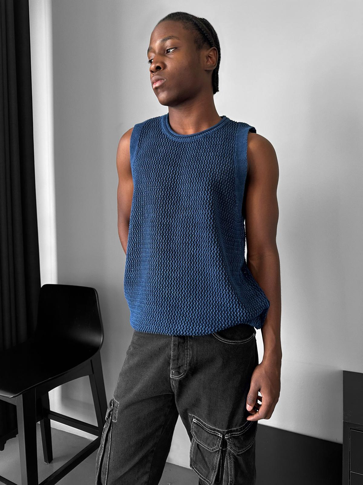 Cotton sleeveless shirt- 0029