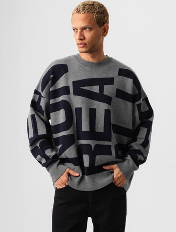 Oversized sweatshirt - Dark gray 0104