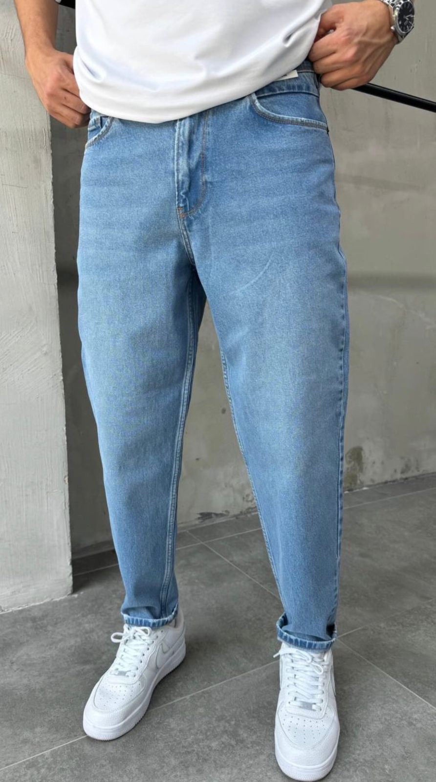 Light Blue Relaxed Fit Jeans - 0141/ ART 3240 K10