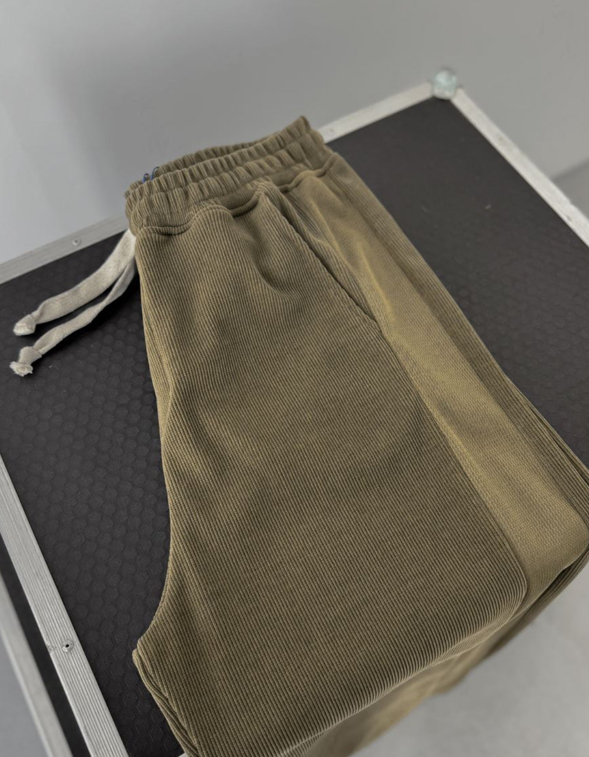 Velvet cotton pants - brown 0094