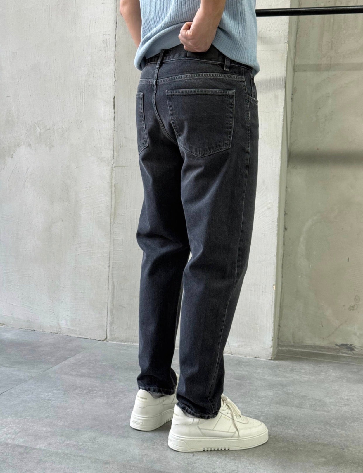 Washed Black Relaxed Jeans / 0166 ART: 3256 - KV5