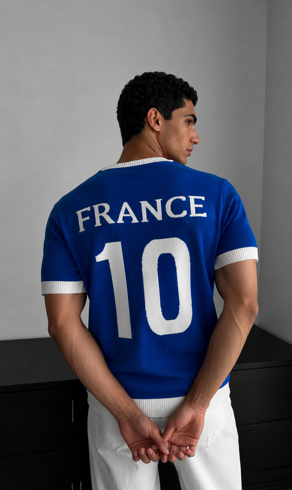 France Knit Jersey - 0218 / blue