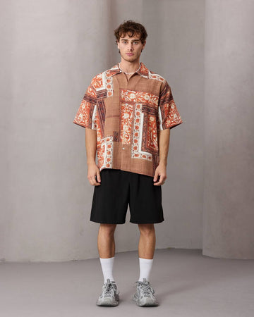 Patterned Summer Statement Shirt- 0174