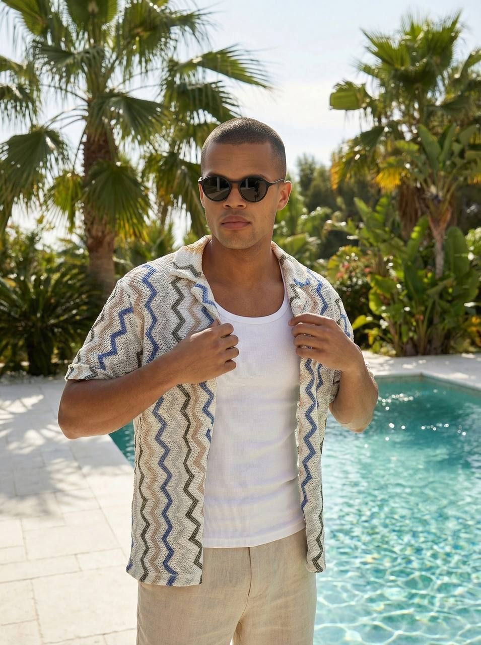 Premium Zigzag Summer Shirt - 0148