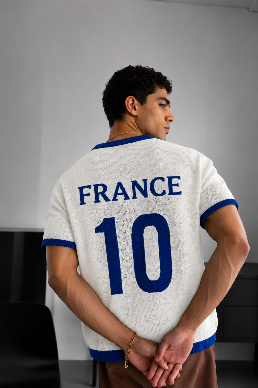 France Knit Jersey - 0218 / white