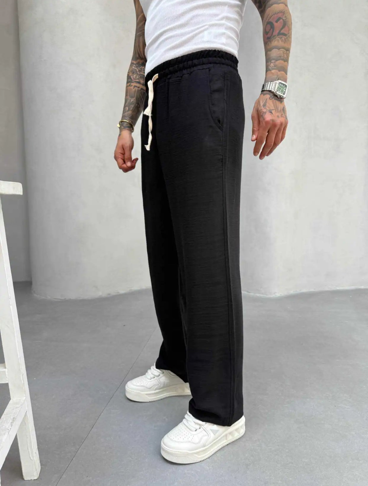 linen JOGGER -Kep 006