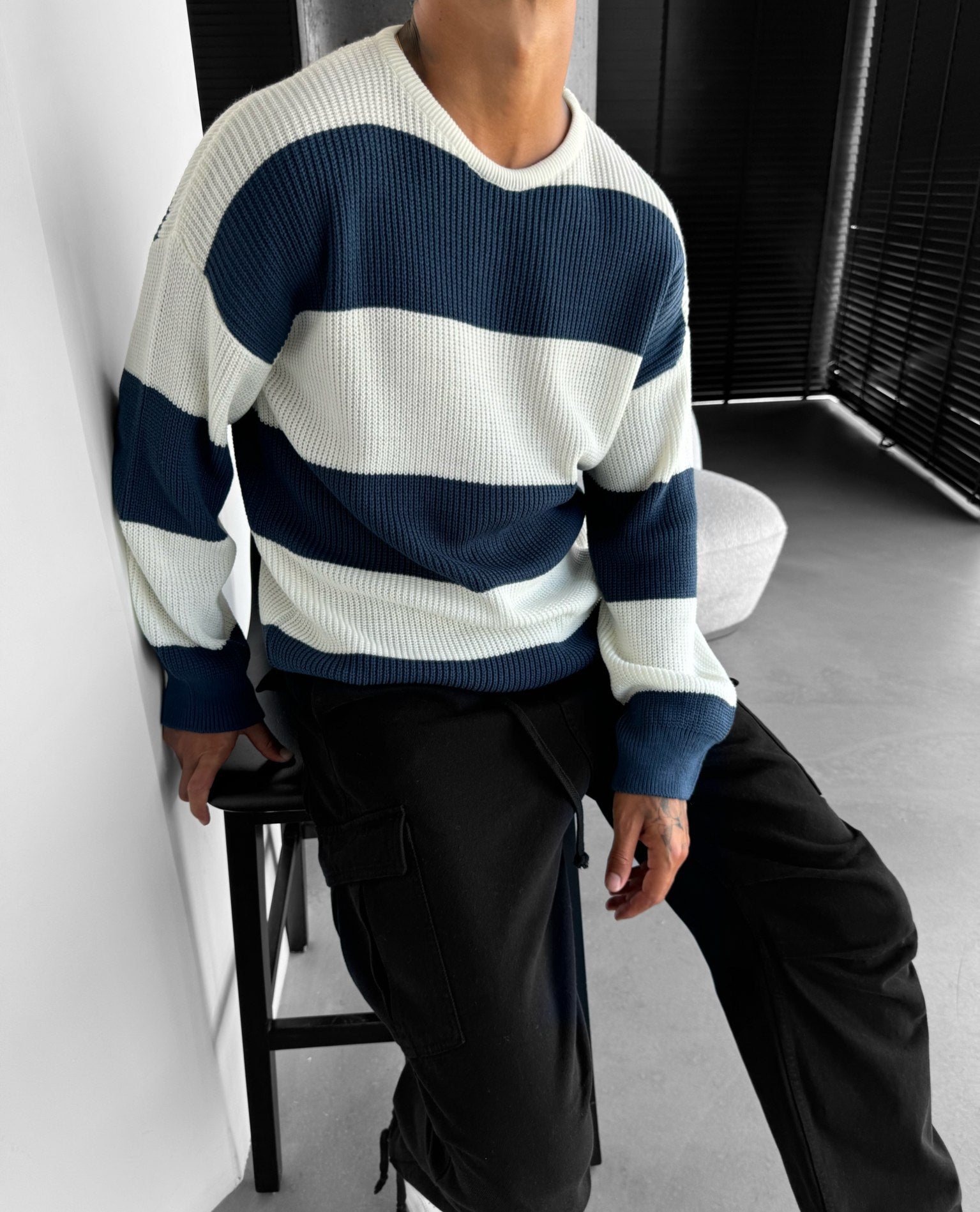 Knitwear oversized shirt - 0063