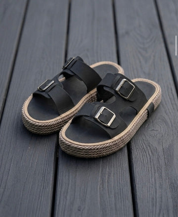 Coastal Buckle Slipper /  0227 / black