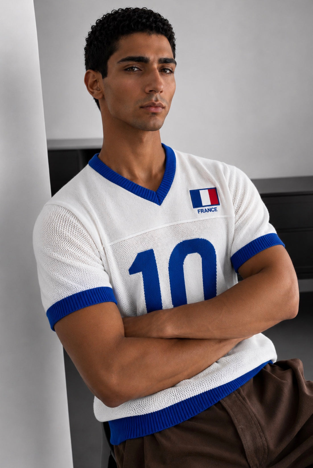 France Knit Jersey - 0218 / white