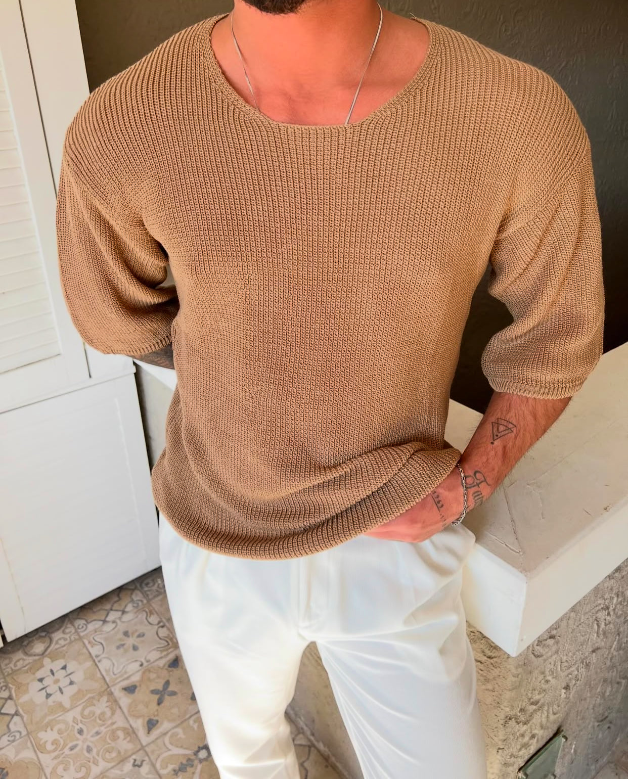 Oversized knitwear long sleeves- 0027