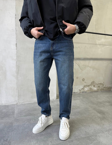 Regular Fit Mid Blue Jeans 
Art - 3053 k 12