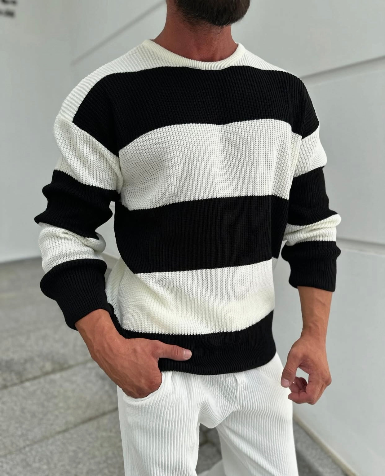 Knitwear oversized shirt - 0063