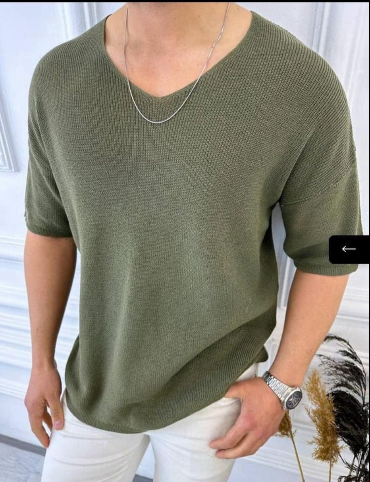 Knitwear oversized shirt - 0032