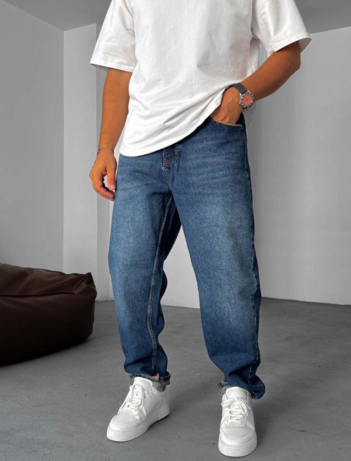 Relaxed wide legs jeans 0090