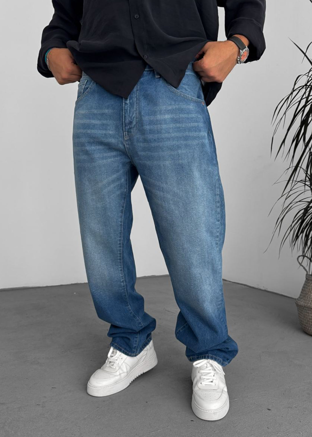 Relaxed jeans - blue 0067