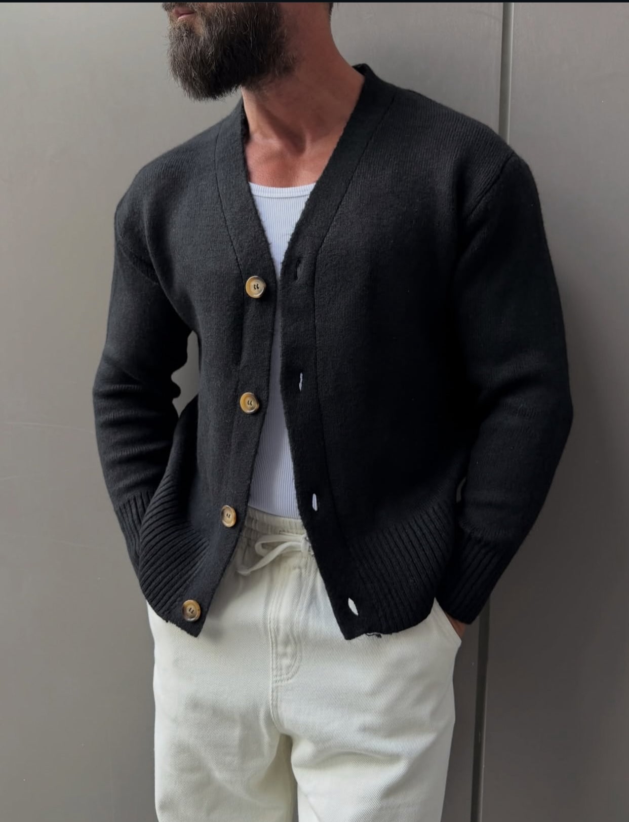 Knitwear pullover - black  0070