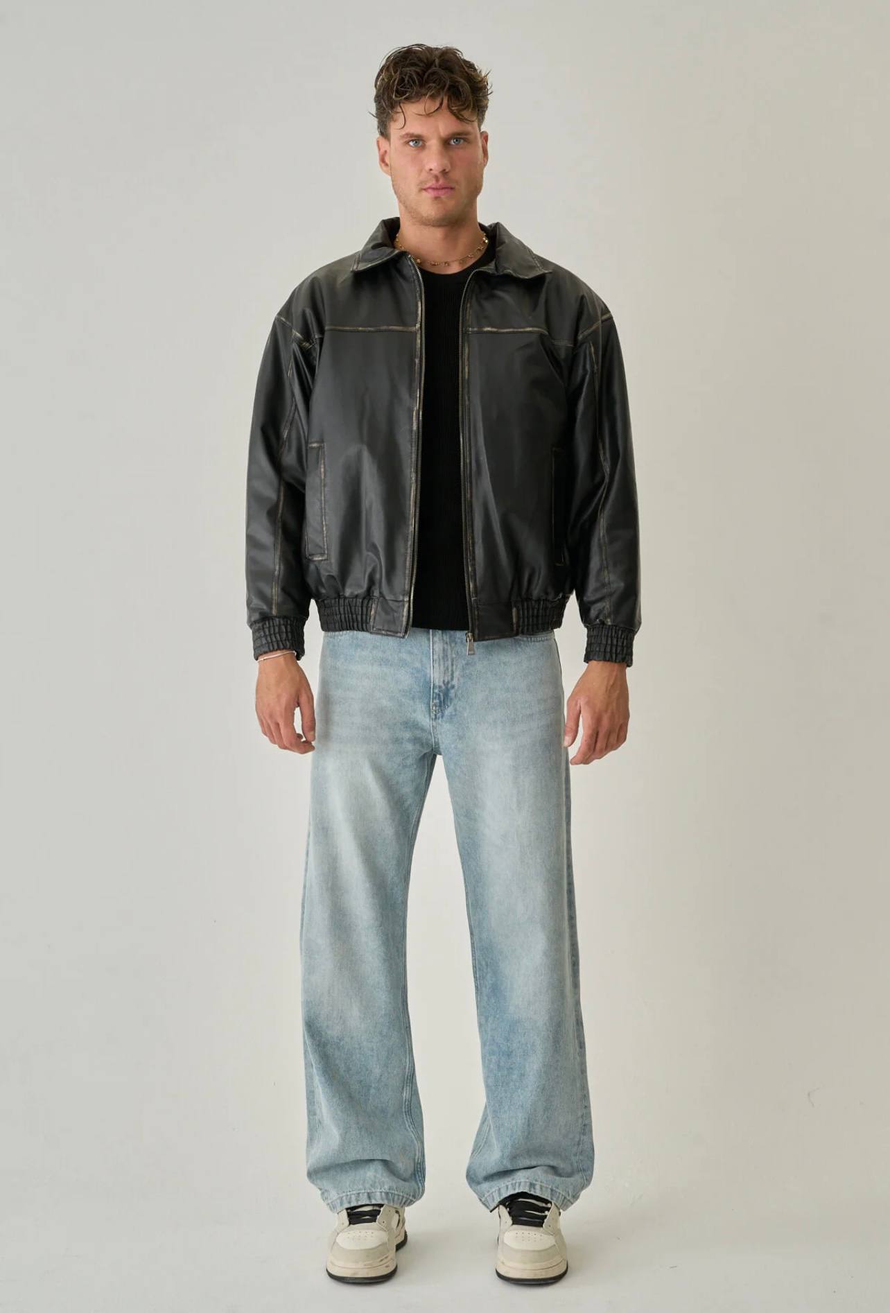 Black Leather jacket - 0068