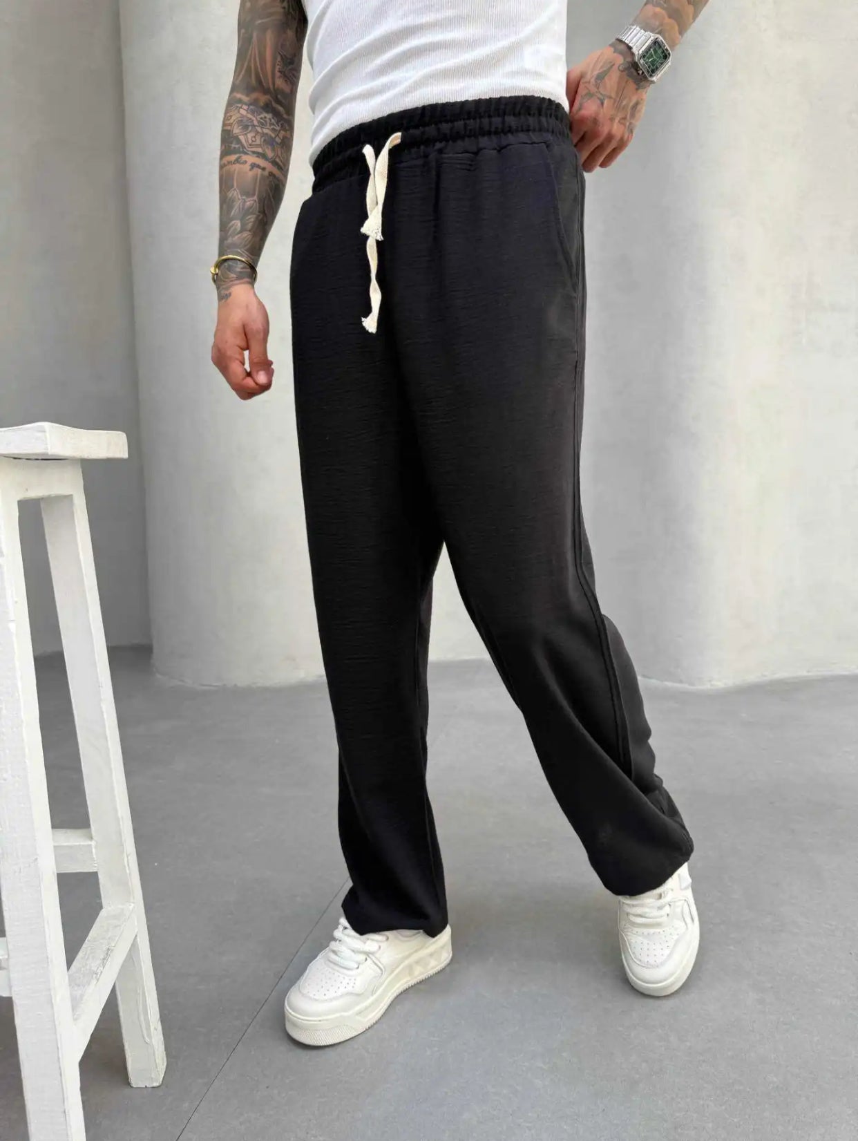 linen JOGGER -Kep 006