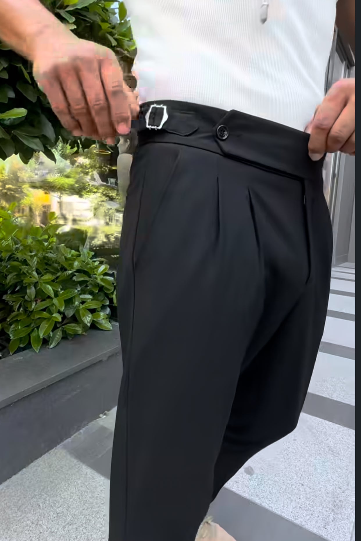 Italian style classic pants - R 010