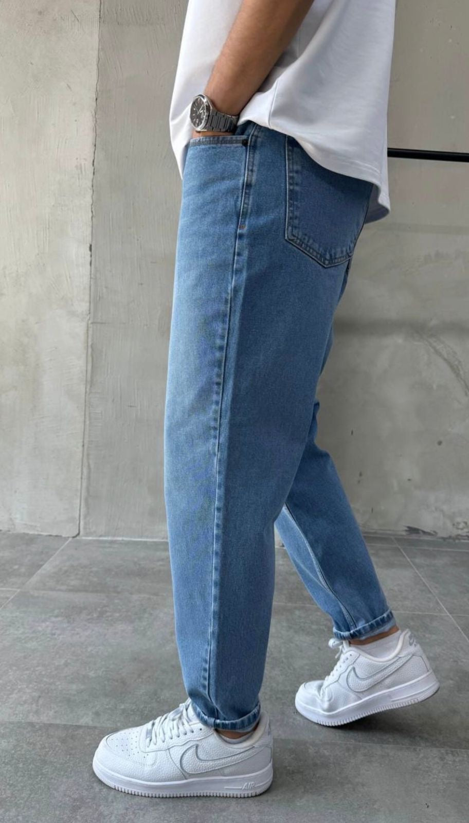 Light Blue Relaxed Fit Jeans - 0141/ ART 3240 K10