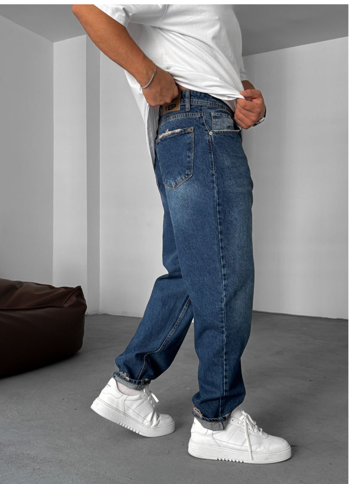 Relaxed wide legs jeans 0090