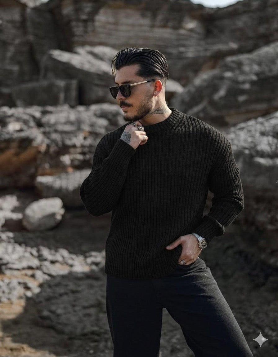 Knitwear oversized shirt - 0065