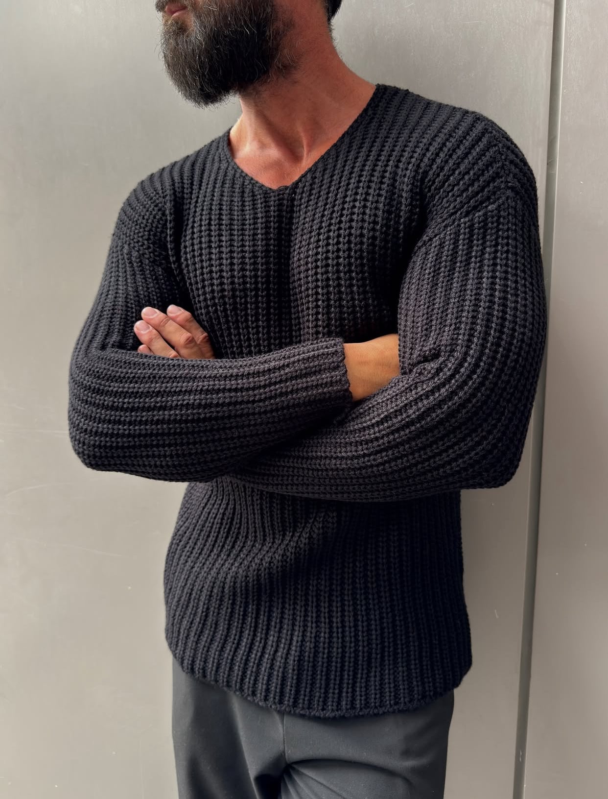 Knitwear pullover - black 0074