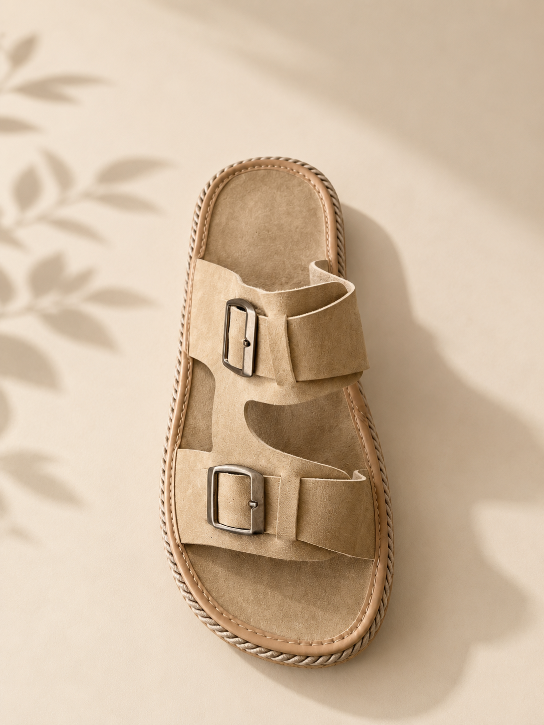 Coastal Buckle Slipper /  0227 / beige