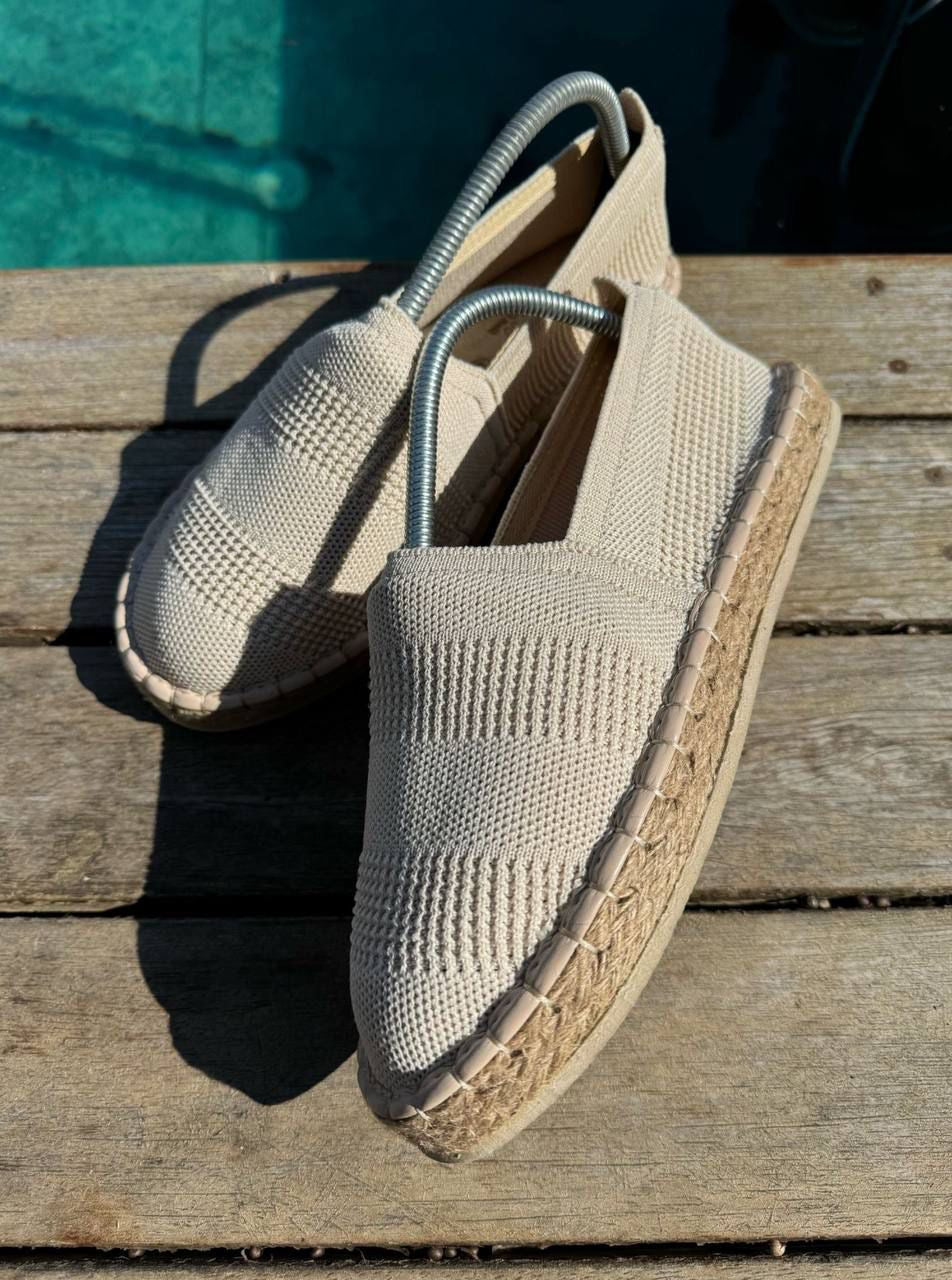 handmade espadrille- beige - 0012