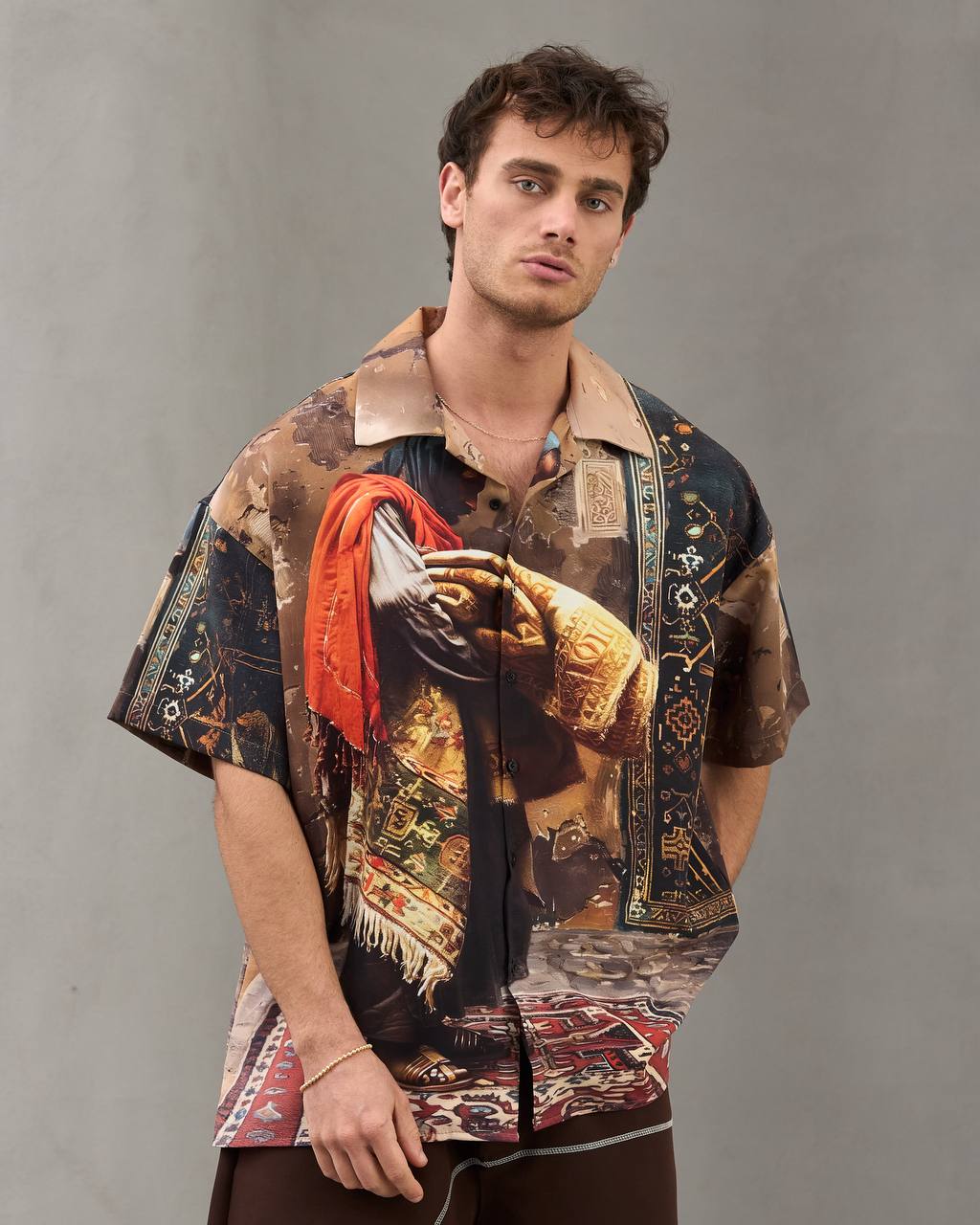 Printed Resort Shirt – Heritage Art Edition-0123