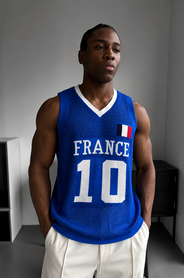 Sleeveless V-Neck / France 0205