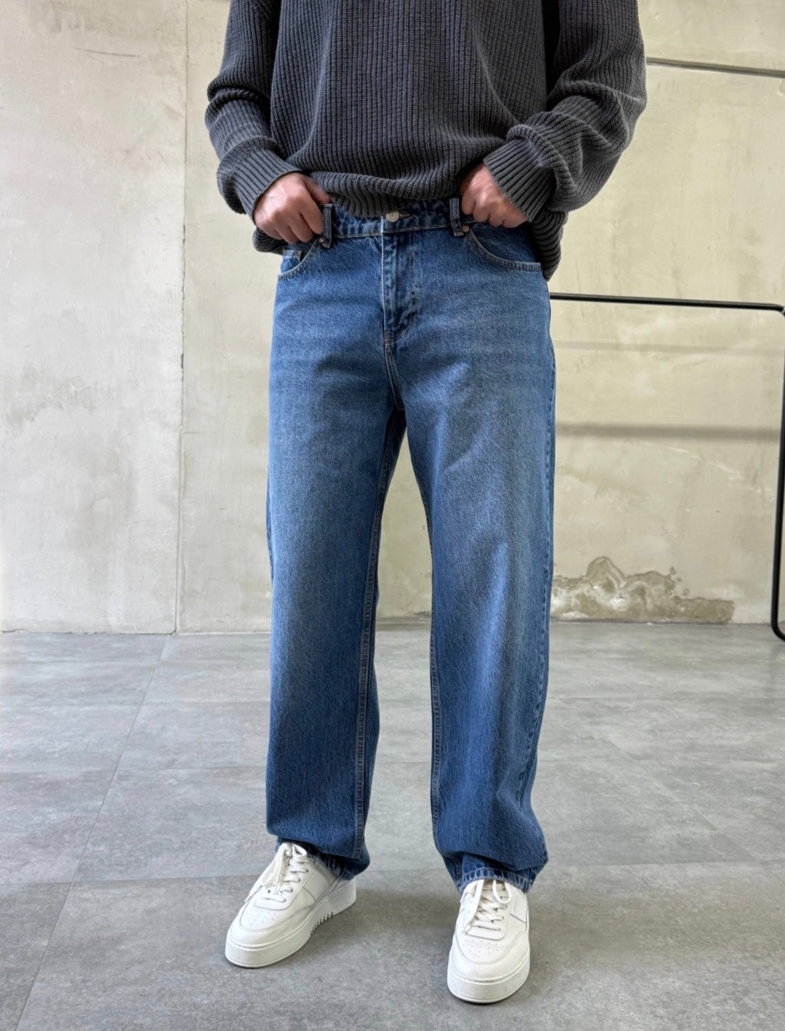 Baggy  Fit Wide-Leg Jeans / 0165 ART 3277 - k2