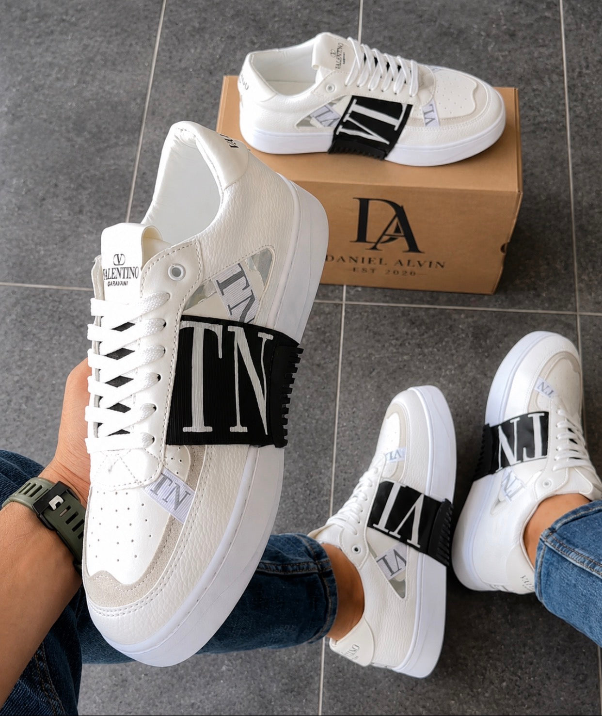 Valentino Garavani One Stud XL White leather - 0099