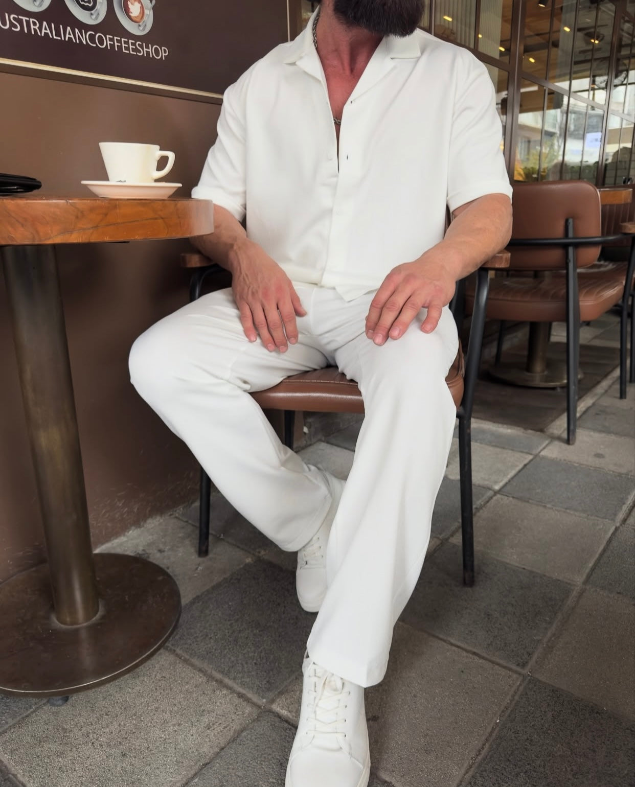 Lycra white set - Sabaia - 001