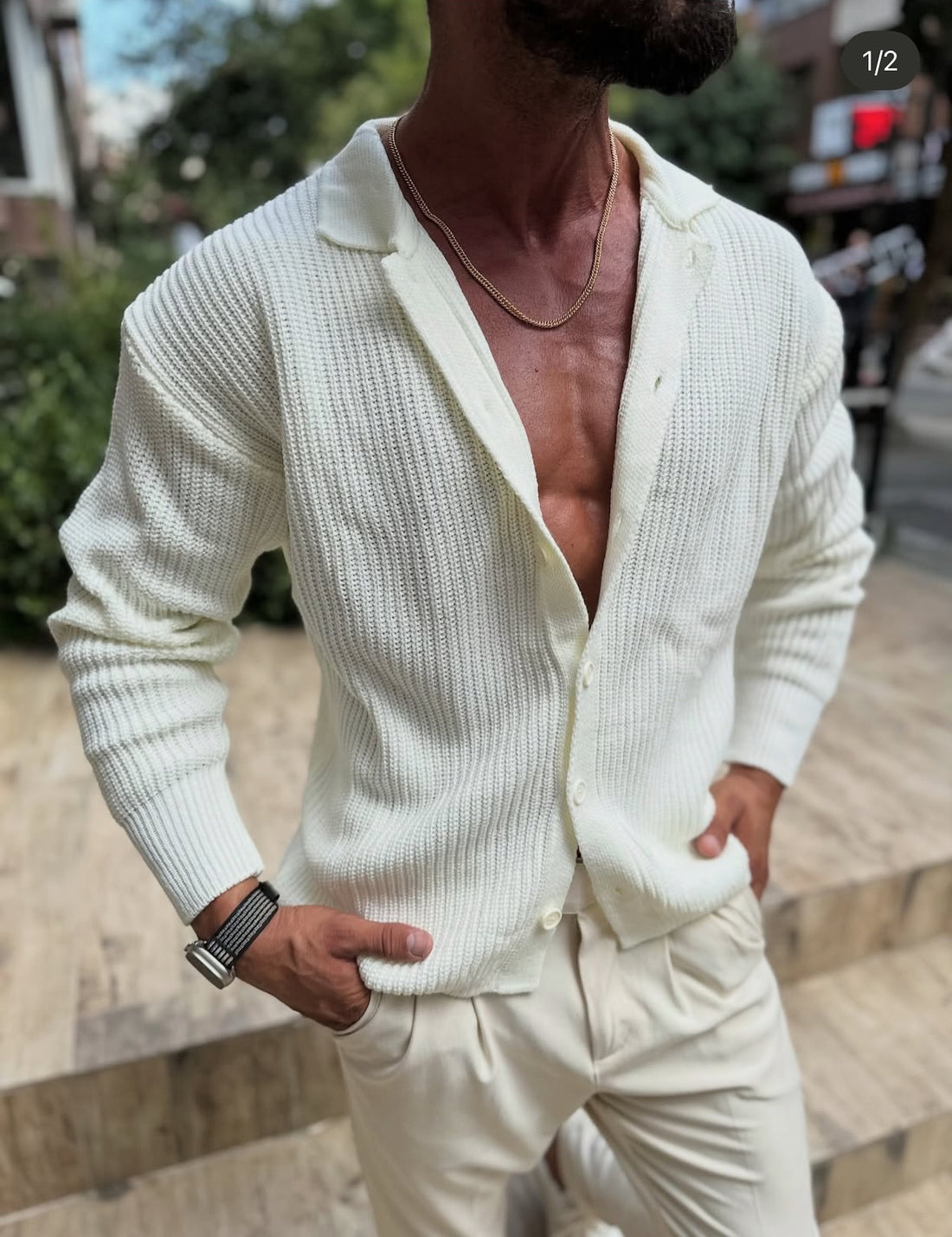 Knitwear cardigan off-white 0092