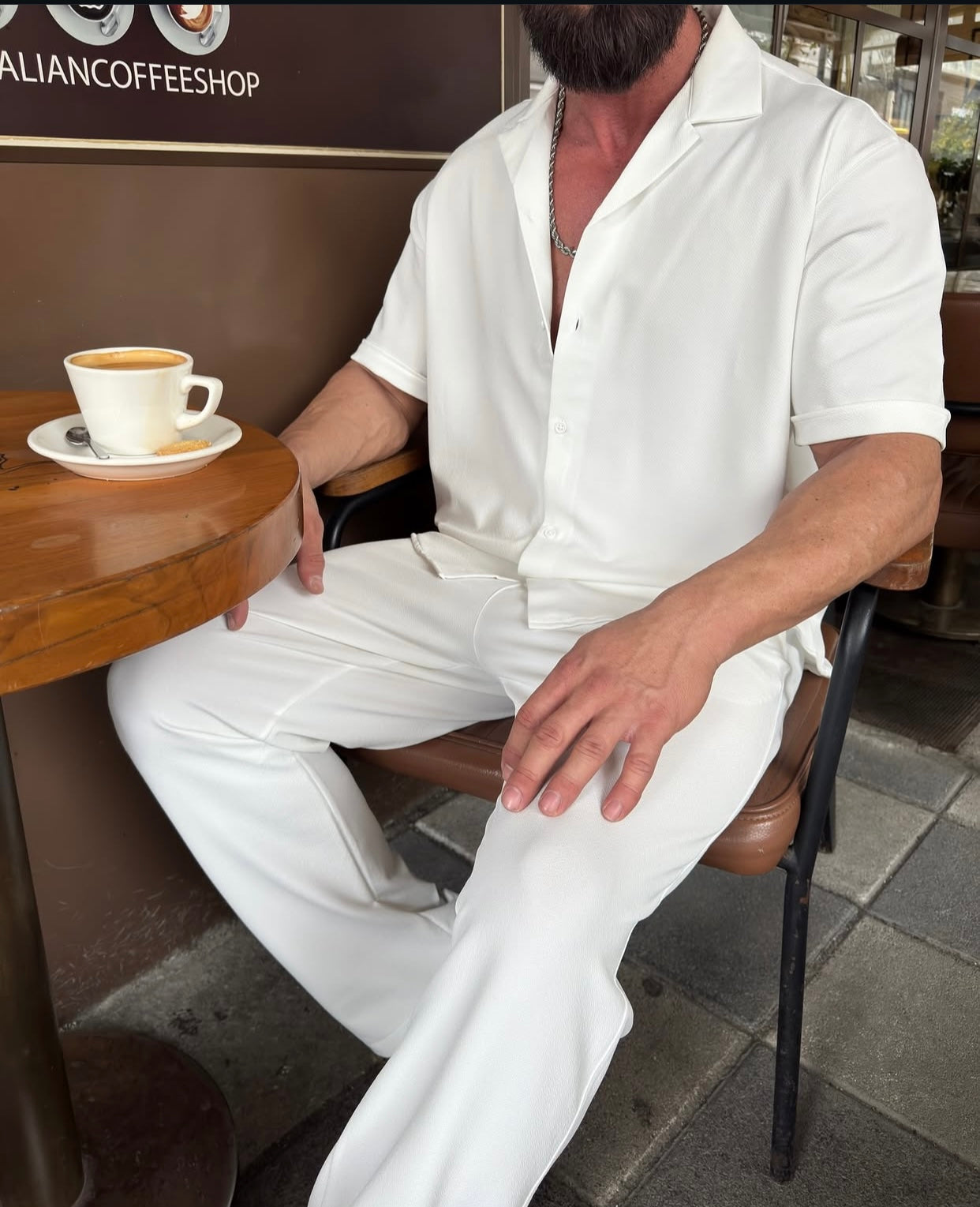 Lycra white set - Sabaia - 001