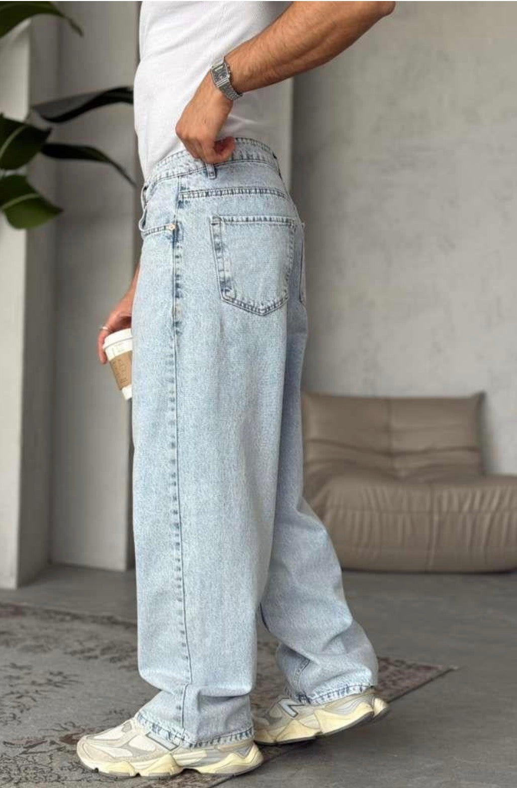 Wide-Leg Relaxed Fit Jeans – Light Wash /WE11 -  0178