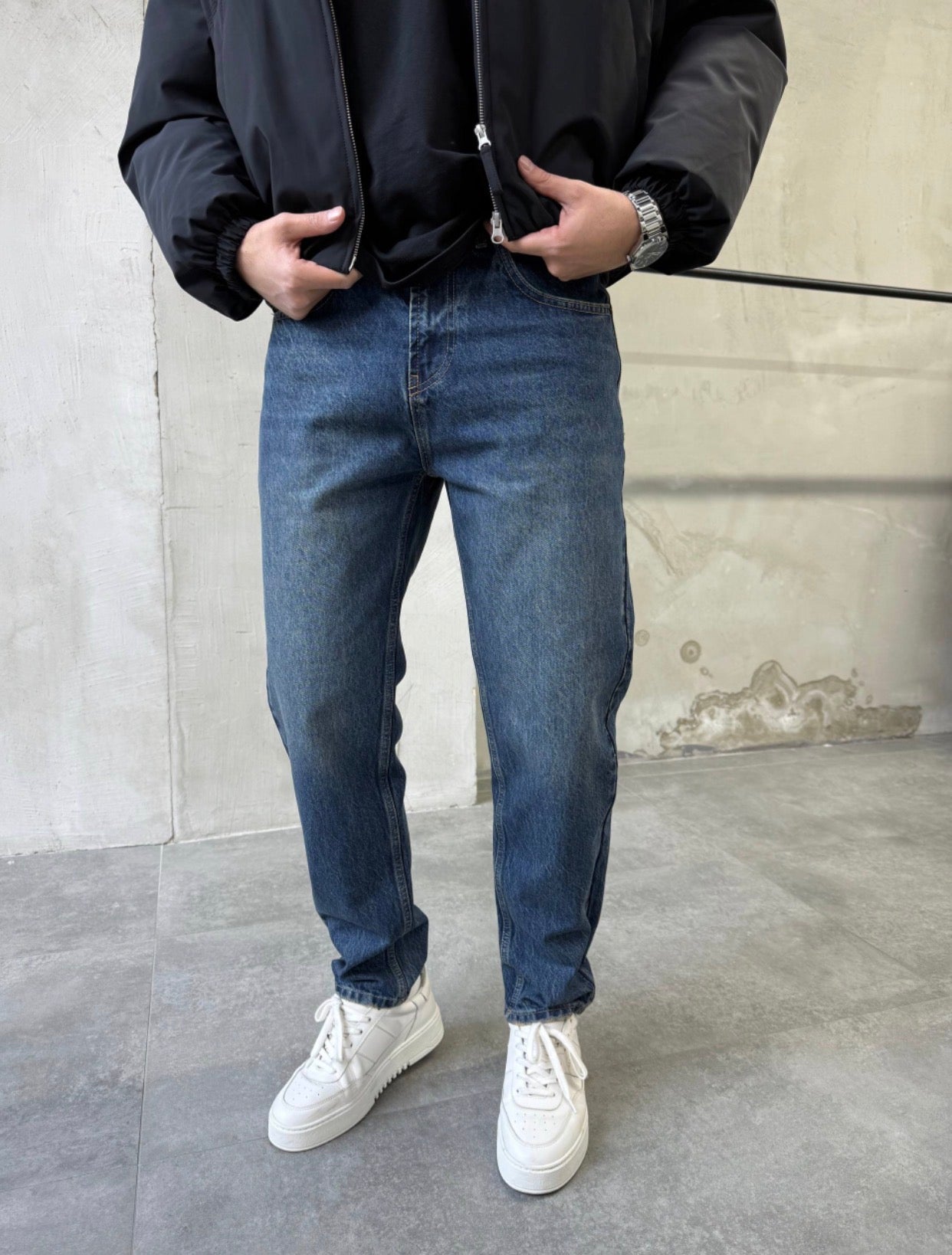 Regular Fit Mid Blue Jeans 
Art - 3053 k 12