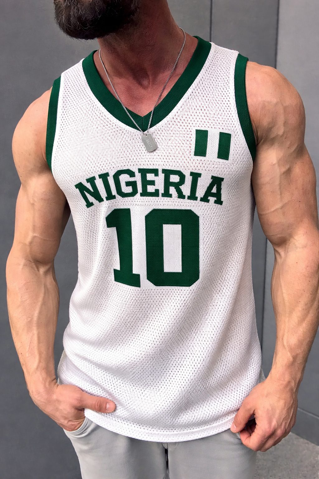Sleeveless V-Neck / Nigeria 0205