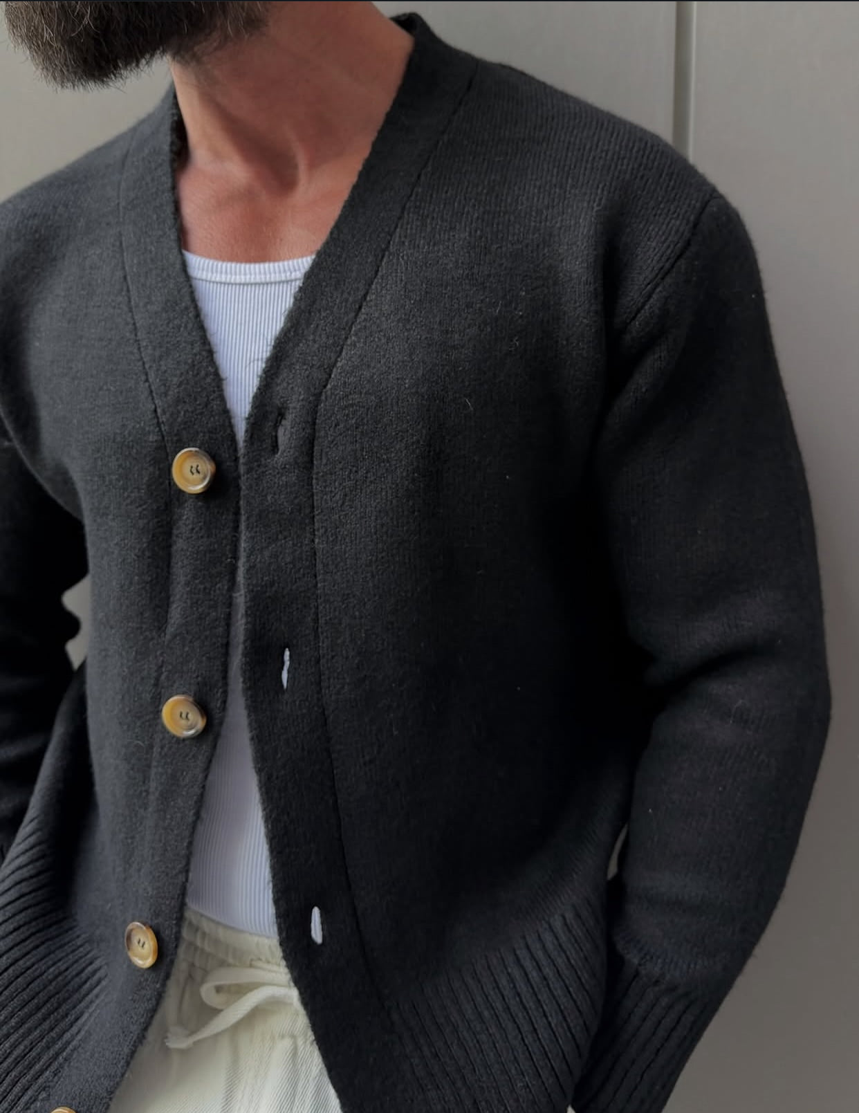 Knitwear pullover - black  0070