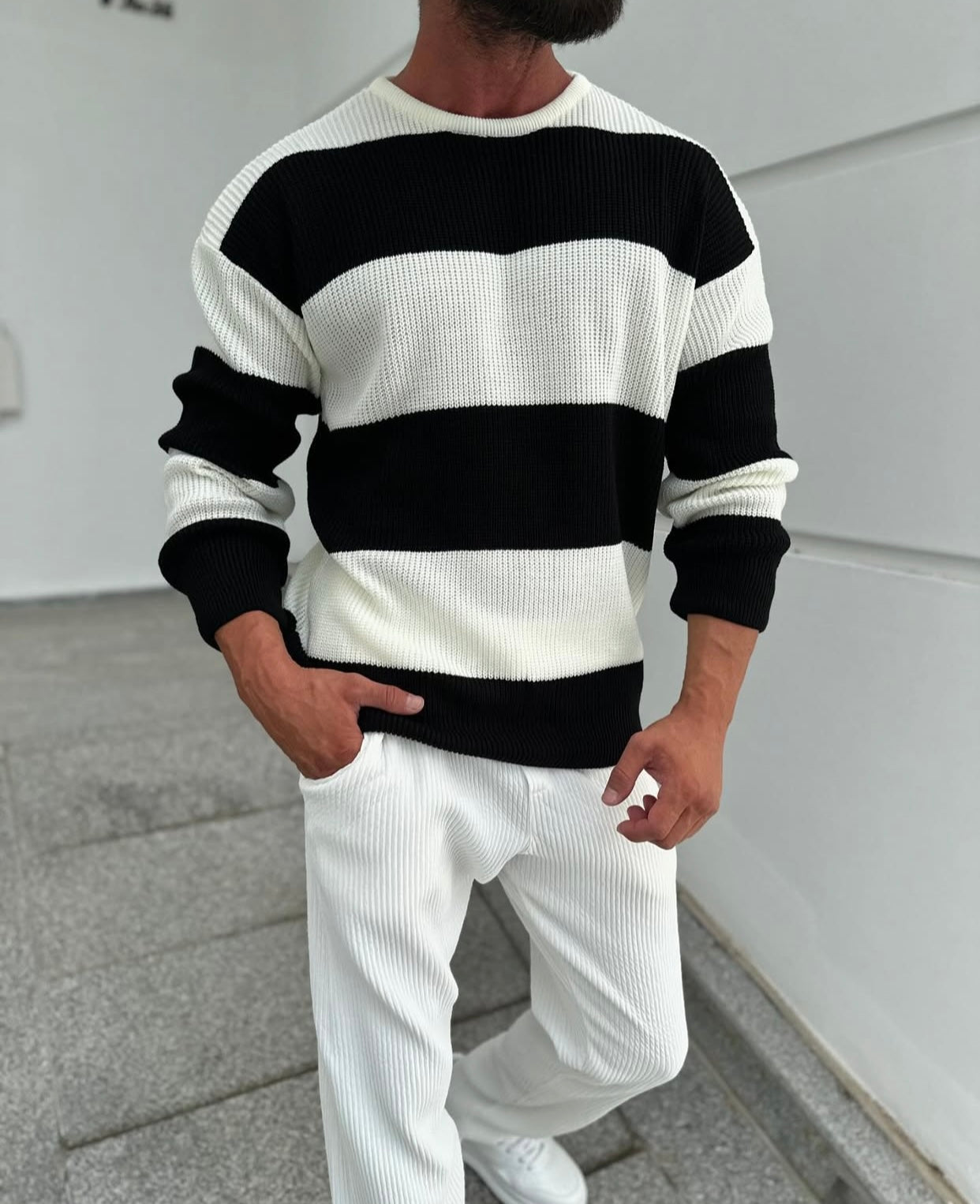 Knitwear oversized shirt - 0063